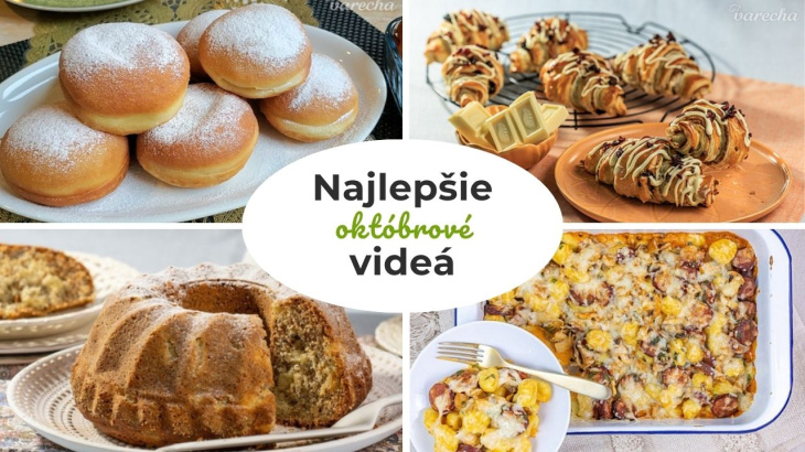 15 najsledovanejších októbrových videí. Tieto slané a sladké kreácie sa hodia aj na váš stôl
