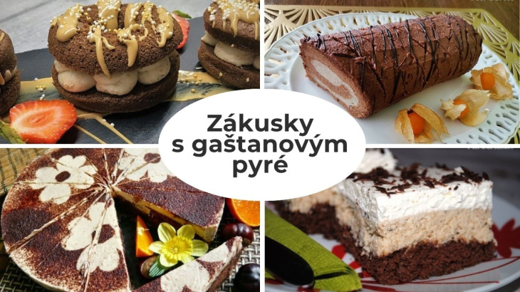 10 receptov na lahodné krémové zákusky s gaštanovým pyré