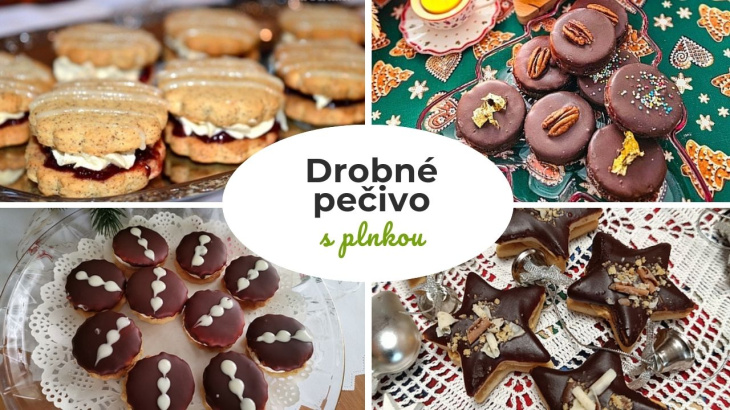 12x drobné pečivo s plnkou: Pospájajte koláčiky nielen džemom, núkajú sa aj bohatšie možnosti