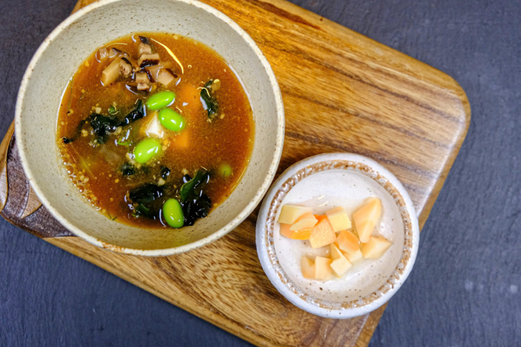 Japonská miso polievka