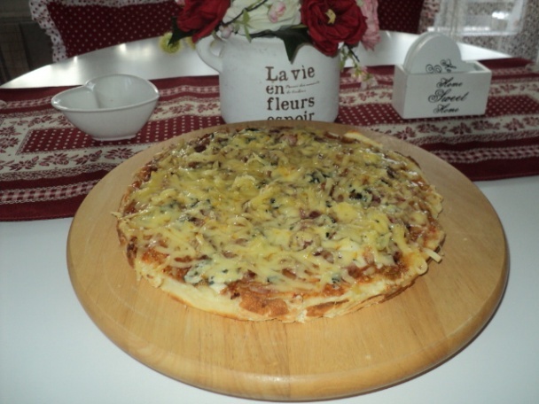 Knedľová pizza - ako využiť zvyšky knedle (fotorecept)