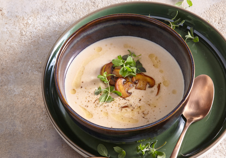 Krémová šampiňónová polievka