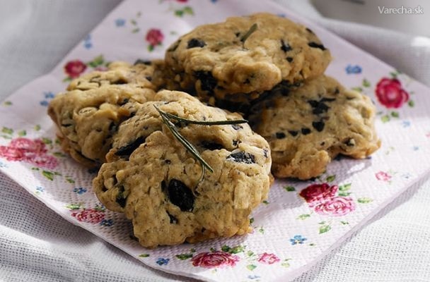 Rozmarínovo-olivové cookies