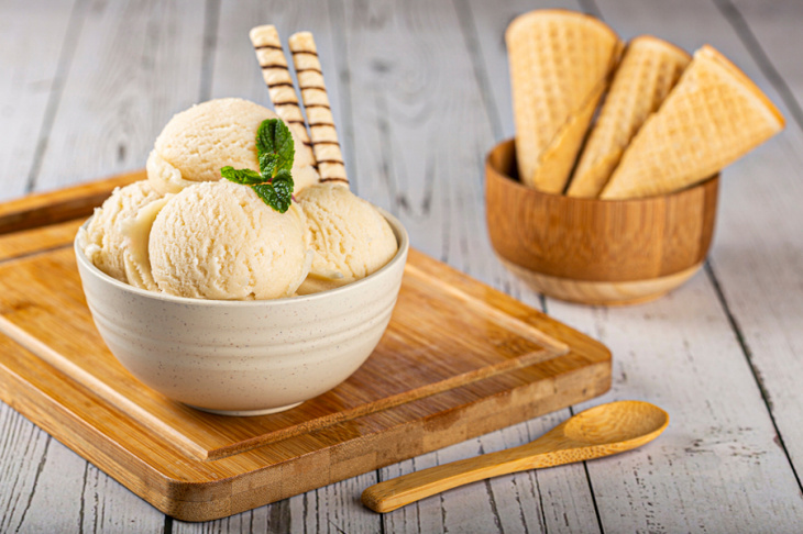 Klasická vanilková zmrzlina