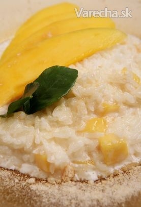 Sladká ryža s mangom