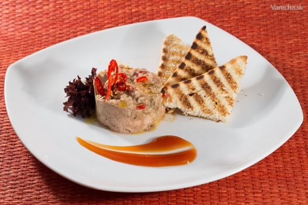 Foie gras de canard (fotorecept)