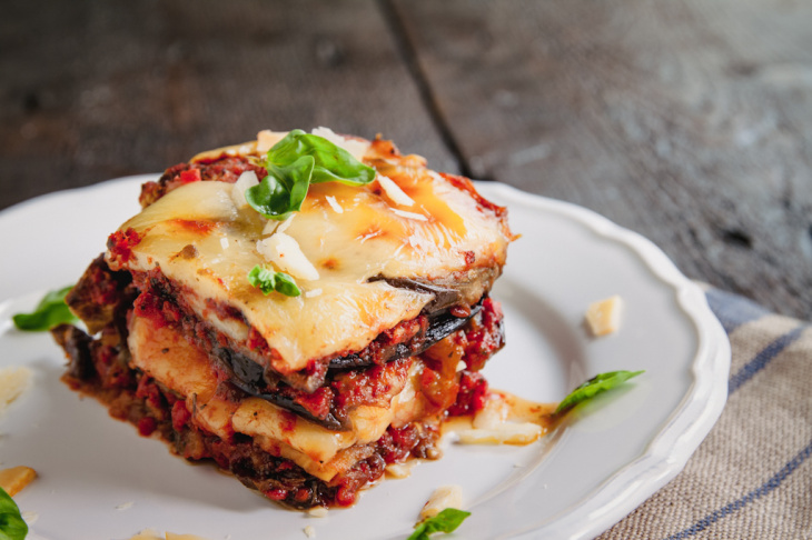 Zapekaný baklažán Parmigiana