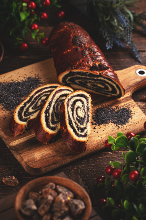 Tradičný makový závin