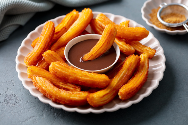 Churros s čokoládou