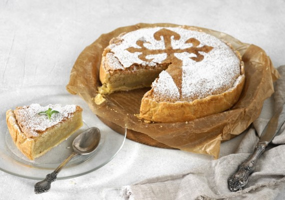 Mandľový koláč Tarta de Santiago