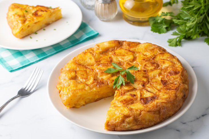 Zemiakovo-vaječná omeleta Tortilla de patatas