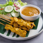 Kuracie satay s arašidovou omáčkou