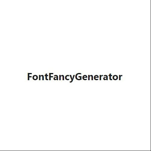 fontfancygenerator
