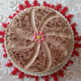 Krémová kakaovo-jablková torta