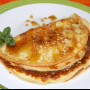Palacinky s arašidovým maslom a javorovým sirupom (fotorecept)