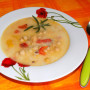 Cícerová polievka s paprikou a tahini (fotorecept)