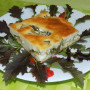 Výborný pórový koláč z kysnutého cesta (fotorecept)