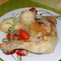 Kuracie stehná s rozmarínovými knedľami (fotorecept)