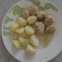 Mäsové guľky v horčicovej omáčke (fotorecept)