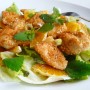 Zeleninovo-ovocný šalát s kuracím mäsom (fotorecept)