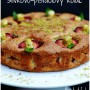 Slivkovo-pistáciový koláč (fotorecept)