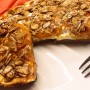 Marhuľovo-tvarohový koláč z mandľovej múky (fotorecept)