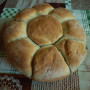 Domáci chlebík s kôprom v tvare kvetu (fotorecept)