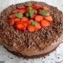Jahodovo-čokoládová torta