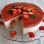 Jahodovo-jogurtová torta (fotorecept)