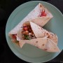 Gyros s kuracím mäsom v tortille (fotorecept)