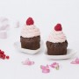 Bezlepkové kakaové muffiny s marshmallow krémom