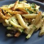 Penne zapečené s hubami, fetou a cuketou (fotorecept)