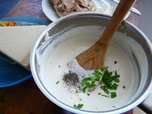 Losos so smotanovými cestovinami a špenátovou omáčkou (fotorecept) - obrázok 5