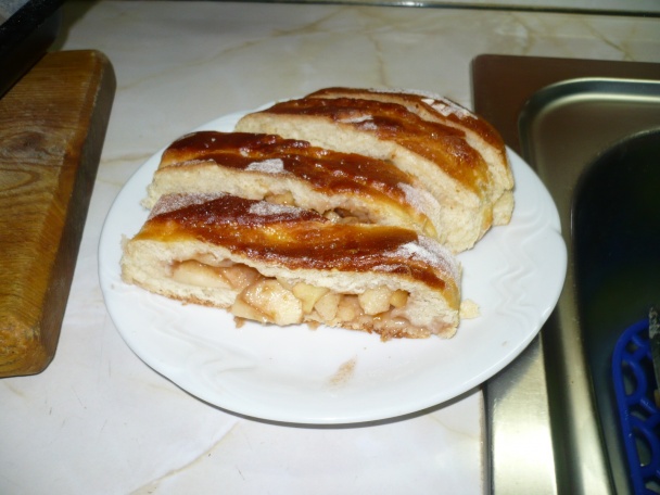 Kysnutý jablkový koláč (fotorecept) - obrázok 6