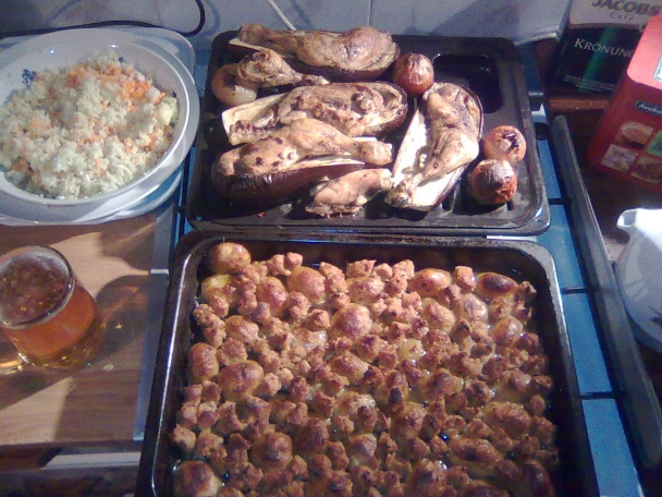 Baklažány plnené kuracími stehienkami (fotorecept) - obrázok 5