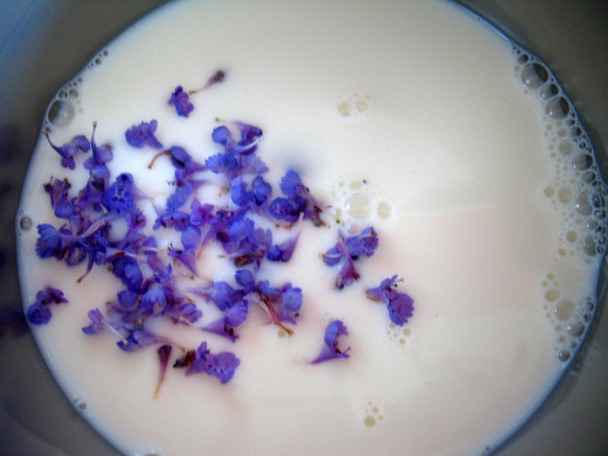 Levanduľovo-vanilková veža s omáčkou z bielej čokolády (fotorecept) - obrázok 7