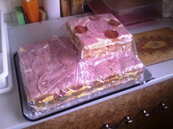 Slaná chlebová torta na 18-tku (fotorecept) - obrázok 3