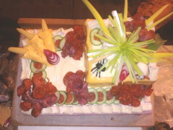 Slaná chlebová torta na 18-tku (fotorecept) - obrázok 5