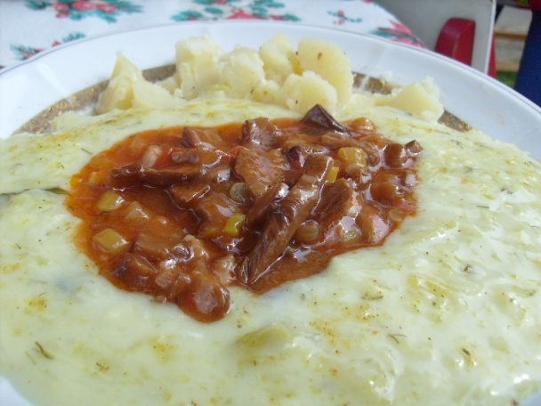 Záhradnícky hubový guláš (fotorecept) - obrázok 2