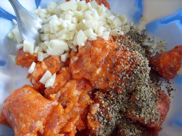 Krkovica v koberčeku so sviežou prílohou (fotorecept) - obrázok 2