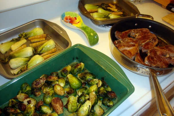 Jahňacina s bok choy a ružičkovým kelom (fotorecept) - obrázok 1