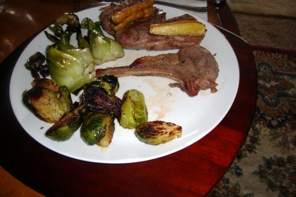 Jahňacina s bok choy a ružičkovým kelom (fotorecept) - obrázok 4