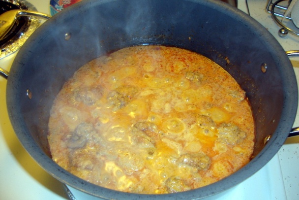Kurací paprikáš so šampiňónmi (fotorecept) - obrázok 10