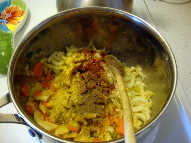 Zeleninová polievka s drobkami z morky (fotorecept) - obrázok 5