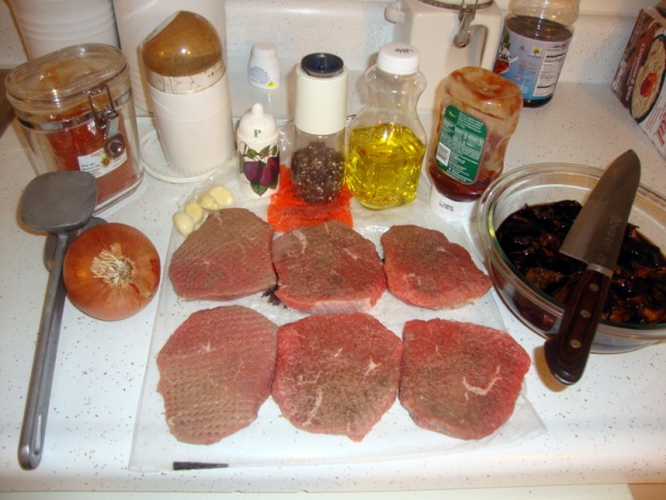 Hovädzie plátky na hubách Šráca z Košíc (fotorecept) - obrázok 1