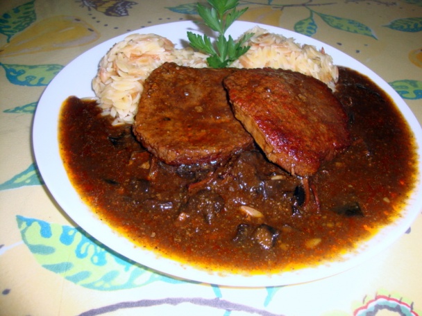 Hovädzie plátky na hubách Šráca z Košíc (fotorecept) - obrázok 8