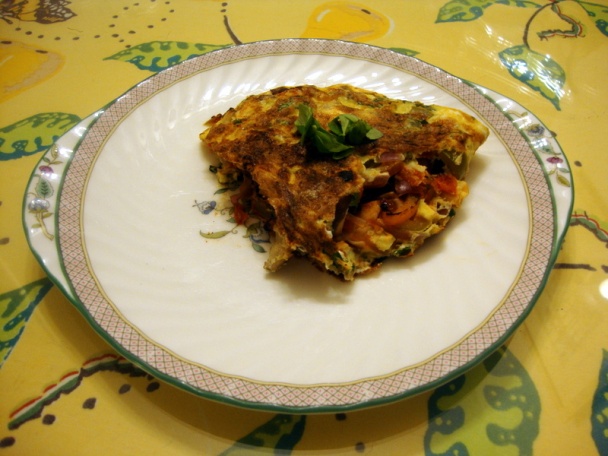 Zeleninová omeleta na odľahčenie (fotorecept) - obrázok 7