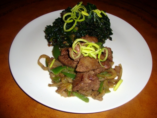 Toskánsky kel (lacinato kale) restovaný ako príloha  - obrázok 2