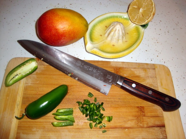 Salsa s mangom a koriandrom (fotorecept) - obrázok 2