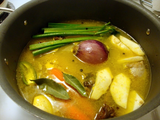 Vývar s kosťami z pečenej morky (fotorecept) - obrázok 3